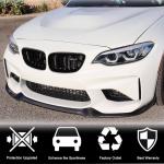 BMW 2 Series F87 M2 Coupe 2016-2019 Front Bumper Lip Carbon Fiber