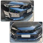Gloss Black Front Lip Spoiler Compatible with Honda Accord 11th 2025UP PP Front Lip Splitter Air Dam Bumper Protection Spoiler Splitter 3PCS