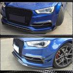 Audi S3 A3 Sline 8V Sedan Pre-facelift 2014-2016 Front Bumper Vents Carbon Fiber