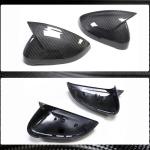 Audi A4 Sline S4 RS4 A5 B9 Mirror Covers Pair LHD Replacement Carbon Fiber