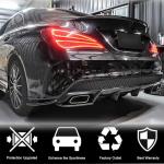 Mercedes Benz CLA Class W117 C117 CLA45 AMG Pre-facelift 2013-2016 Rear Bumper Diffuser Carbon Fiber