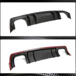 Dodge Challenger 2015-2022 Rear Bumper Diffuser Carbon Fiber