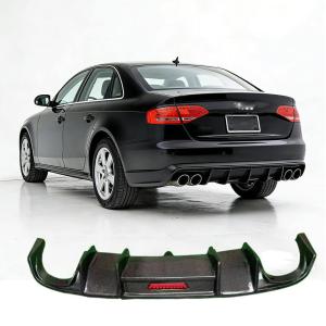 2008–2011 Audi A4 B8 Sedan Carbon Fiber Rear Bumper Diffuser