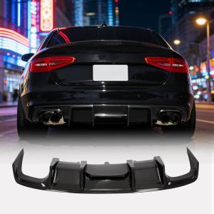 Audi S4 B8.5 Sedan Facelift 2013-2015 Rear Bumper Diffuser Carbon Fiber