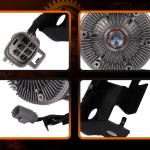 MCACAR KIT Electronic Radiator Cooling Fan Clutch Compatible with Dodge Ram 2500 3500 5.9L 6.7L for Ram 4500 5500 6.7L 55056990AA