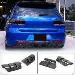 Volkswagen VW Golf 6 MK6 R/R20 2010-2013 Rear Bumper Diffuser Carbon Fiber