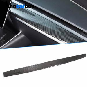Tesla Model 3 2018-2022 Dashboard Decorative Bright Strip Dry Carbon Fiber