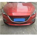 Mazda 3 Axela Sedan Hatchback 2014-2016 Front Bumper Lip Carbon Fiber