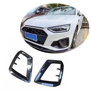 Audi S4 A4 Sline B9.5 Sedan 2017-2020 Fog Lamp Covers Carbon Fiber