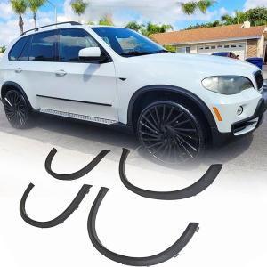 Wide Fender Flares Compatible with BMW X5 E70 2007-2013 Wheel Trim Molding Accessories