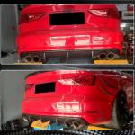 Audi S3 A3 Sline 8V Sedan Pre-facelift 2014-2016 Rear Bumper Diffuser Carbon Fiber