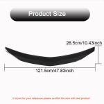 Mercedes Benz E Class (W207) C207 Coupe 2009-2016 Rear Trunk Spoiler Carbon Fiber