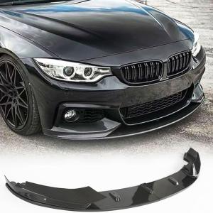 ABS Front Bumper Lip Compatible with BMW 4 Series F32 F33 F36 M Sport 2Door 4Door 2014-2019 420i 428i 435i 440i Carbon Look Chin Spoiler Splitter Protector Factory Outlet