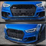Audi RS3 8V.5 Sedan 2017-2019 Front Bumper Lip Carbon Fiber