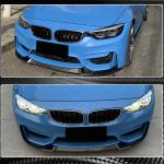 BMW F80 M3 F82 F83 M4 2014-2020 Front Bumper Lip Carbon Fiber
