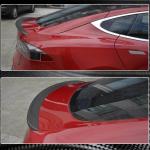 Tesla Model S 2012-2024 Carbon Fiber Rear Trunk Spoiler Boot Wing Lip