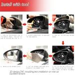 Carbon Fiber Mirror Caps for Infiniti Q50 Q50S Q60 Q70 QX30 2014-2022
