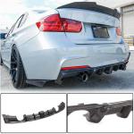 Carbon Fiber Rear Bumper Diffuser Lip for BMW 3 Series F30 M Sport 2012-2018 With brake light