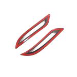 Tesla Model 3 2016-2022 Rear Bumper Reflector Cover Dry Carbon Fiber