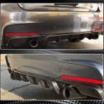 BMW 3 Series F30 M Sport 2012-2018 Rear Bumper Diffuser Carbon Fiber/FRP