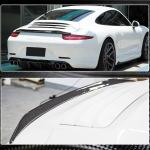 Carbon Fiber Rear Trunk Spoiler for Porsche 911 (991) 991.2 2012-2018