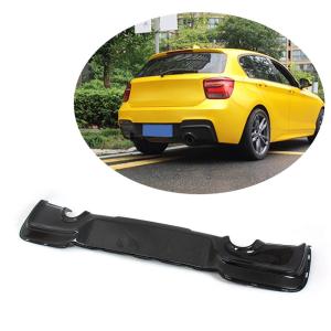 BMW 1 Series F20 125i M Sport Pre-LCI 2012-2015 Rear Bumper Diffuser Carbon Fiber