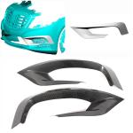 Mercedes Benz W222 Sport Pre-facelift 2014-2017 Front Bumper Vents Carbon Fiber