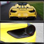 Ferrari 488 GTB 2015-2017 Rear Taillight Air Vent Cover Carbon Fiber