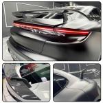 Real Carbon Fiber Trunk Spoiler Compatible with Porsche Taycan 2019-2024 Racing Rear Wing Spoiler GT Power