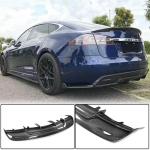 Tesla Model S Sedan 2012-2015 Rear Bumper Diffuser Carbon Fiber/FRP