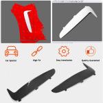 For BMW X6 F16 Carbon Fiber Side Air Duct Intake Vent Fender Trims