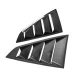 Ford Mustang S650 2024 2025 Rear Triangular Window Scoop Louver Fender Vents Dry Carbon Fiber
