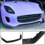 Jaguar F-TYPE Base 2017-2019 Front Bumper Lip Carbon Fiber