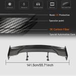 Universal for BMW Audi Benz VW Sesan Car Auto Rear Trunk Spoiler Carbon Fiber