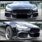 Maserati Ghibli M157 Pre-facelift 2014-2017 Front Bumper Lip Carbon Fiber