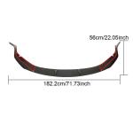 Lexus GS F Base L10 2016-2020 Front Bumper Lip Carbon Fiber