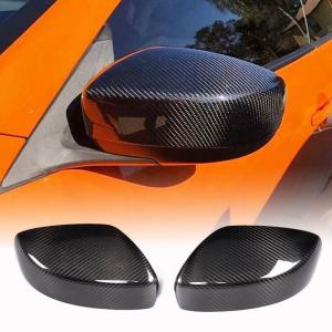 Infiniti G37 G25 G35 Mirror Covers Add-on Style Dry Carbon Fiber