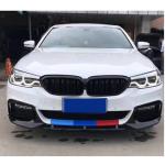 BMW 5 Series G30 G31 M Sport 2017-2020 Front Bumper Splitters Carbon Fiber
