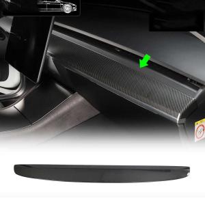 Tesla Model 3 2023 Dashboard Decorative Bright Strip Interior Dry Carbon Fiber