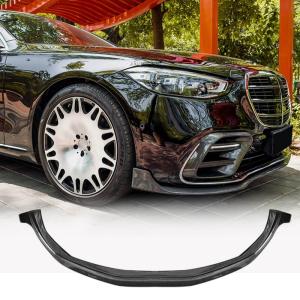Mercedes Benz W223 S450 S500 S580 2021-2025 Carbon Fiber Front Bumper Lip
