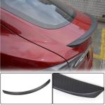 Tesla Model S 2012-2024 Carbon Fiber Rear Trunk Spoiler Boot Wing Lip