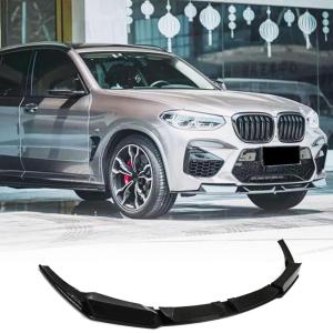 Gloss Black Front Bumper Lip for BMW F97 X3M F98 X4M 2019-2022 Auto Front Chin Spoiler Splitter Protector Air Dam Factory Outlet
