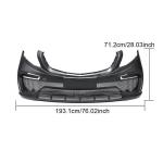 Mercedes Benz V Class W447 Vito 2015-2019 Front Bumper Cover Carbon Fiber