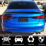 Audi A3 Sline S3 8V 8V.5 Sedan 2014-2020 Rear Trunk Spoiler Carbon Fiber/FRP