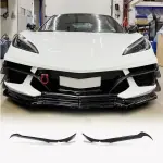 Chevrolet Corvette C8 2020-2022 Front Bumper Splitters Carbon Fiber