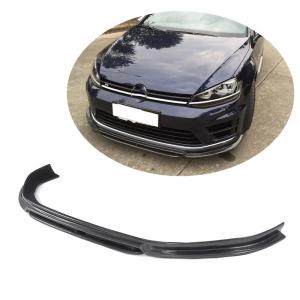 Volkswagen VW Golf 7 MK7 R R-line 2014-2016 Front Bumper Lip Carbon Fiber