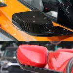 Chevrolet Corvette Stingray C8 Z51 2-Door 2020 2021 Mirror Covers Add-on Dry Carbon Fiber