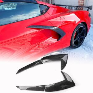 Chevrolet Corvette C8 2-Door 20-22 Side Fender Vents Dry Carbon Fiber