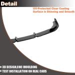 Gloss Black Front Lip Spoiler Compatible with BMW 2-Serie G42 220i 230i M240i Coupe M Sport Bumper 2021-2023 ABS Car Front Bumper Lip Body Kit Trim Protection