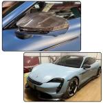 Real Carbon Fiber Mirror Caps for Porsche Taycan 9J1 Turbo S 2019-2024 Add on Style Side Rearview Mirror Cover Caps Exterior Shell Factory Outlet
